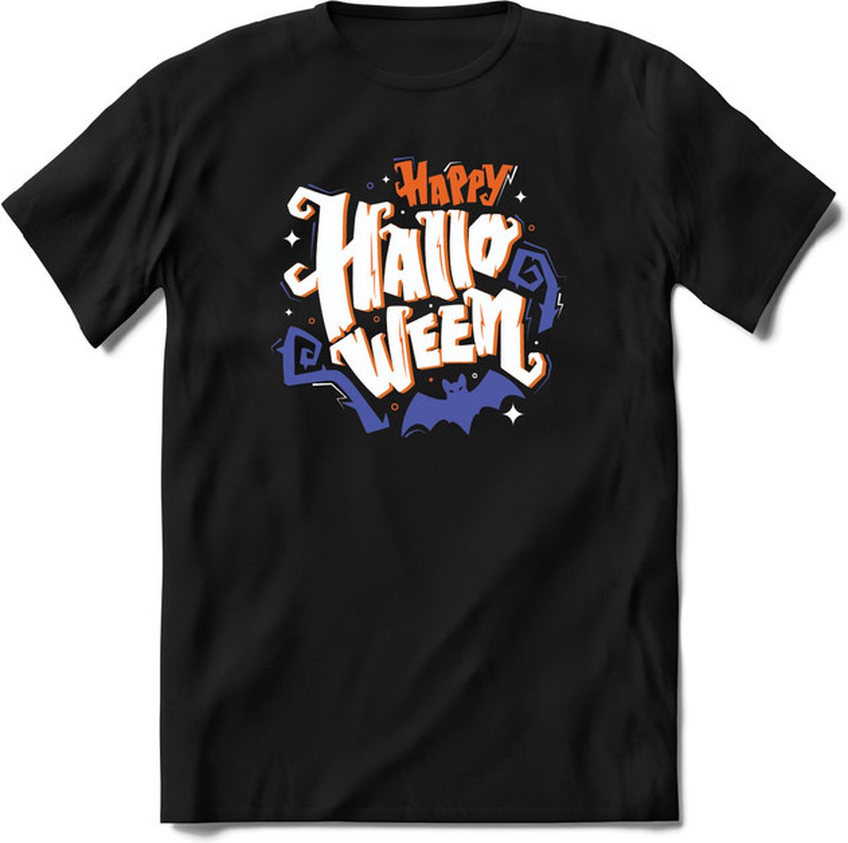 Halloween T-Shirt | Horror  Kleding Heren / Dames | Weerwolf , Monster , Vleermuis en Pompoen  Shirt |